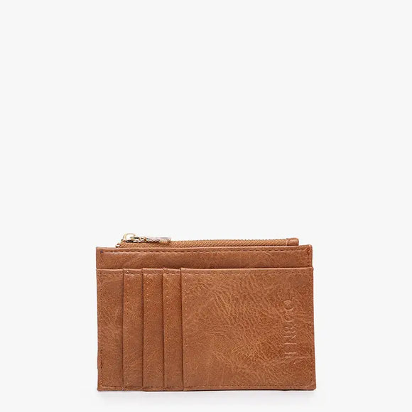 Sia Mini Card Holder Wallet | Brown