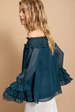Off-The-Shoulder Top | Dark Teal