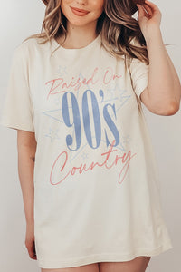 Raised On 90s Country Tee | Oversized Fit