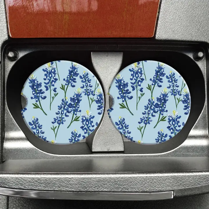 Car Coasters | Texas Bluebonnet