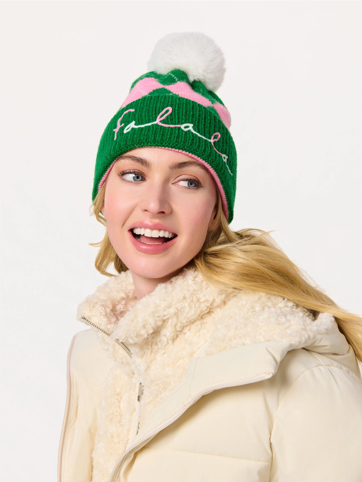 Fa La La Pom Beanie | Green