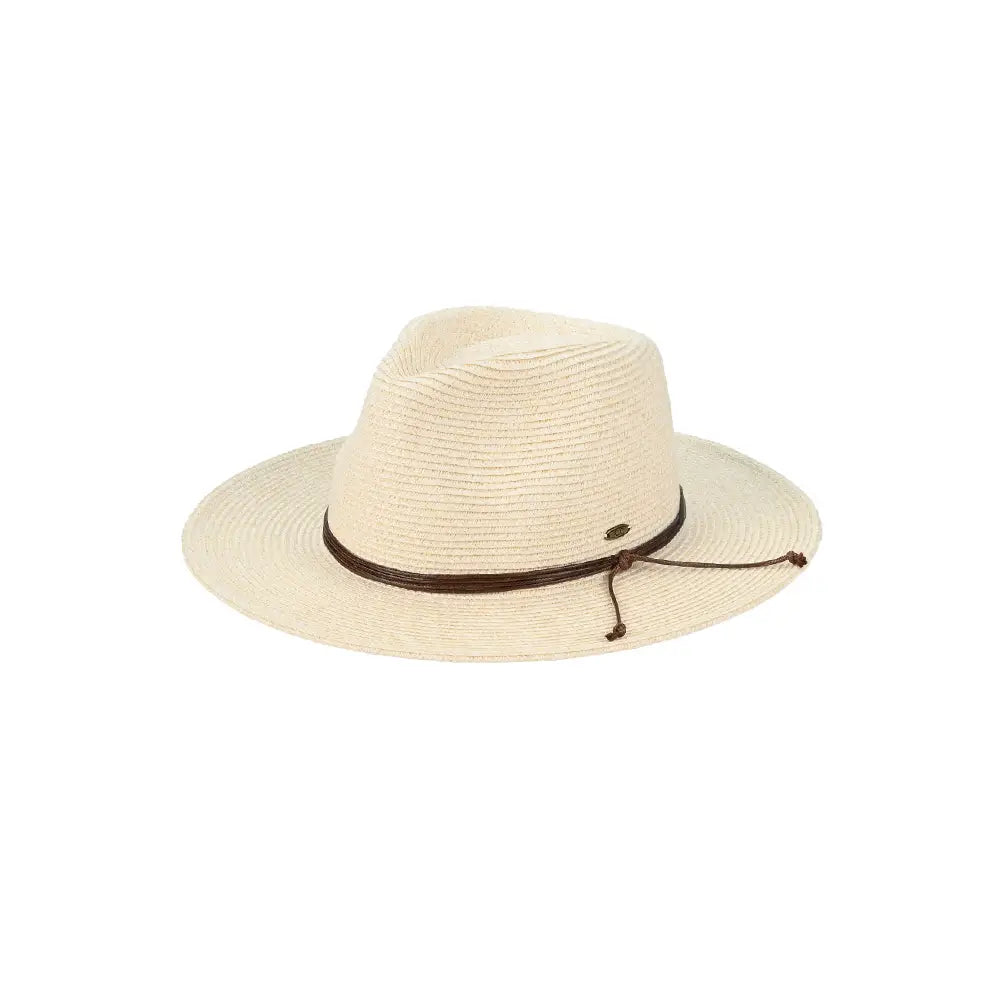 C.C String Trim Panama Hat | Creme