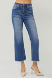 Risen Jeans | High Rise Crop Straight