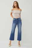 Risen Jeans | High Rise Crop Straight