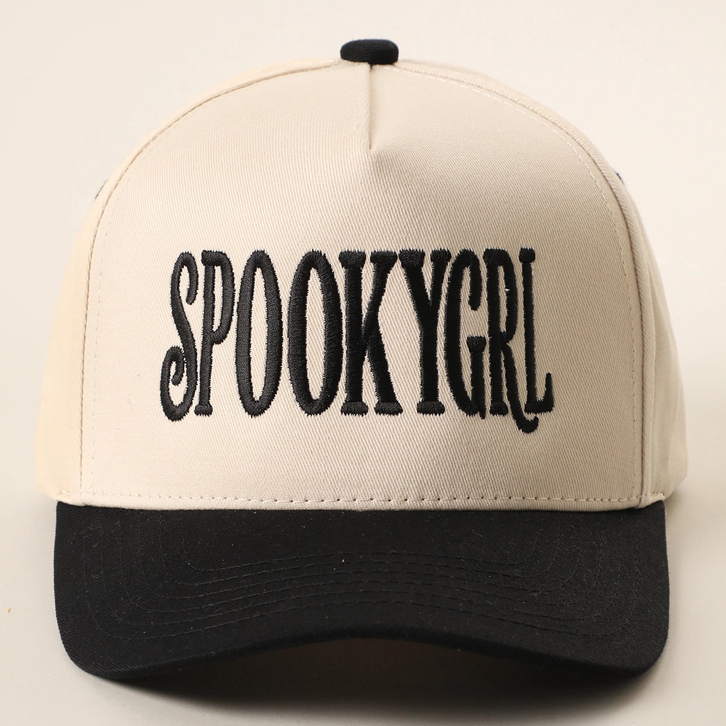 Spooky Girl Trucker Cap | Black
