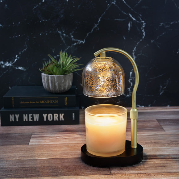 Mercury Glass Candle Warmer | Gold