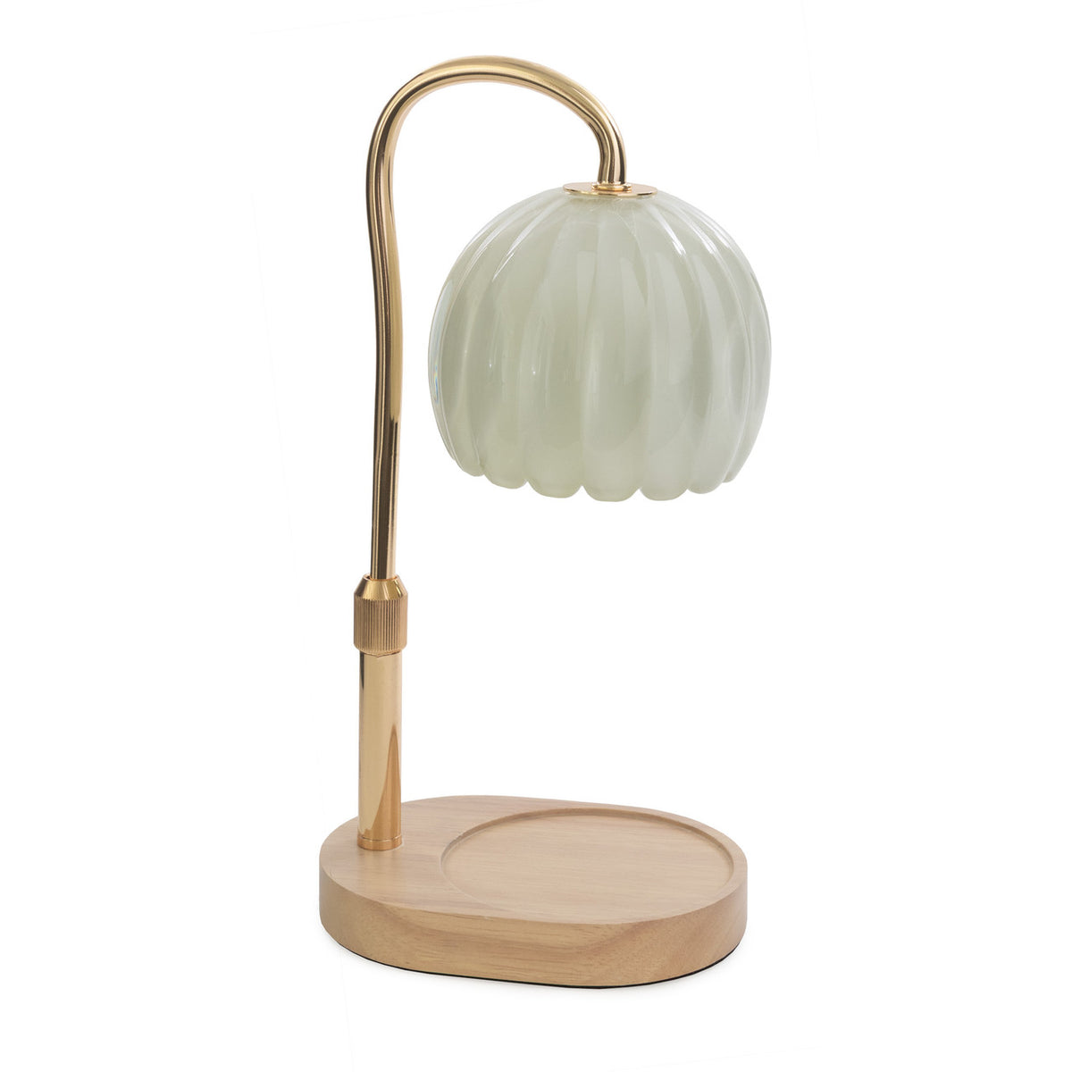 Milk Glass Candle Warmer | Cream