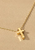 Petite Cross | Gold Necklace