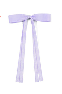 Dainty Bow Clip | Purple