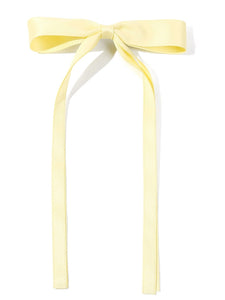 Dainty Bow Clip | Yellow