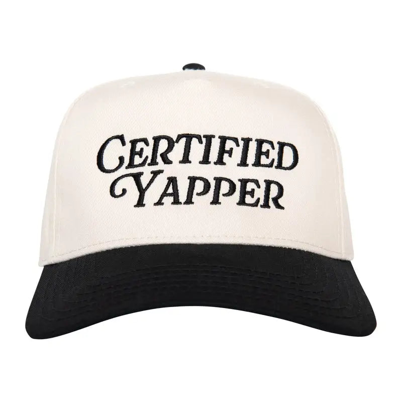 Certified Yapper Trucker Cap | Black