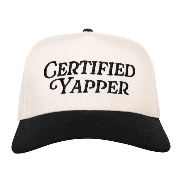 Certified Yapper Trucker Cap | Black