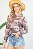 Semi Sheer Mesh Top | Vintage Rodeo