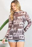 Semi Sheer Mesh Top | Vintage Rodeo