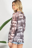 Semi Sheer Mesh Top | Vintage Rodeo
