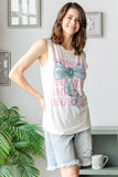 Howdy Bow Sleeveless Top | Ivory