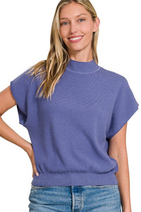 Classic Mock Neck Top | Marlin
