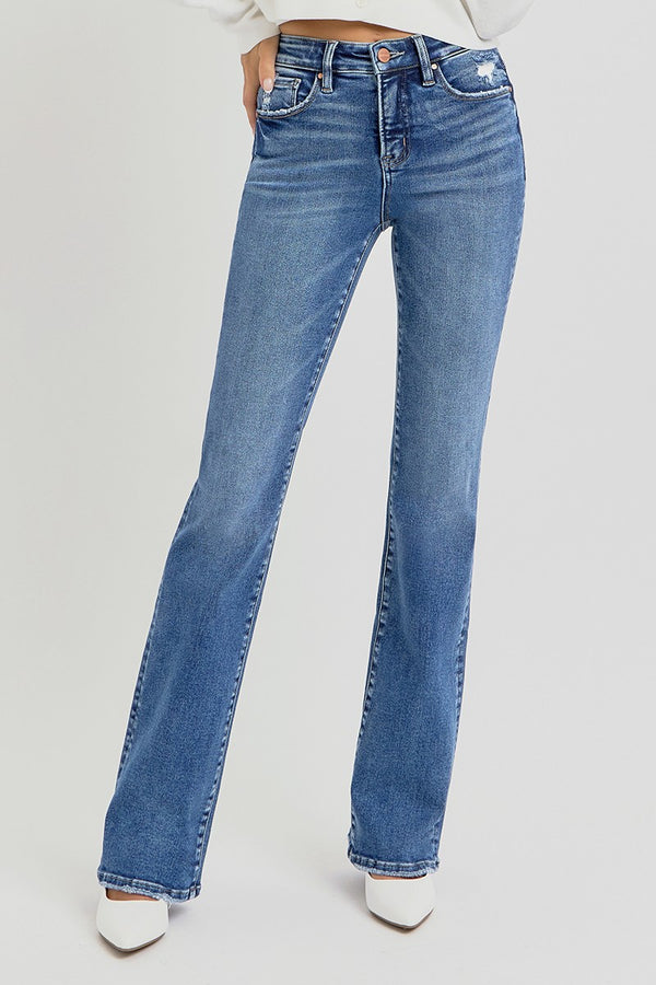 Risen Jeans | Tummy Control High Rise Straight