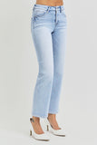Risen Jeans | Tummy Control High Rise Crop Straight