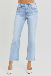 Risen Jeans | Tummy Control High Rise Crop Straight