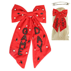 Large Gameday Bow | Red