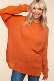 Legging Approved Long Knit Top | Pumpkin