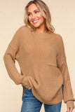 Legging Approved Long Knit Top | Taupe