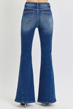 Risen Jeans | Tummy Control High Rise Button Fly Flare