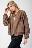 Solid Bomber Jacket | Coco