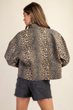 Leopard Oversized Shirt Jacket