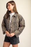 Leopard Oversized Shirt Jacket