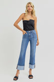 Risen Jeans | High Rise Ankle Wide Cuff