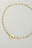 Chain Flower Toggle | Gold Necklace