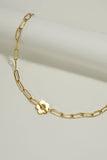 Chain Flower Toggle | Gold Necklace