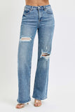 Risen Jeans | High Rise Wide Leg Distressed