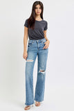 Risen Jeans | High Rise Wide Leg Distressed