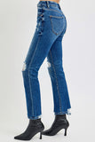 Risen Jeans | High Rise Crop Straight