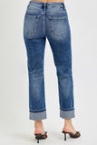 Risen Jeans | Tummy Control High Rise Crop Straight