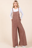 Mineral Wash Overall Jumpsuit | Ginger