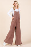 Mineral Wash Overall Jumpsuit | Ginger