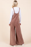 Mineral Wash Overall Jumpsuit | Ginger