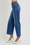Risen Jeans | High Rise Ankle Wide Leg Front Pocket