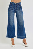 Risen Jeans | High Rise Ankle Wide Leg Front Pocket