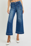Risen Jeans | High Rise Ankle Wide Leg Front Pocket