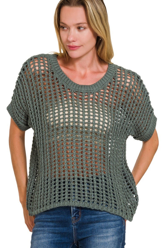 Crochet Sweater Top | Ash Jade