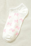 *DOORBUSTER DEAL | Ribbed Bow Socks | White
