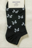 *DOORBUSTER DEAL | Ribbed Bow Socks | Black
