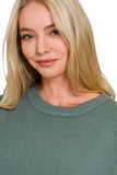 Oversized Sweater Vest Top | Ash Jade