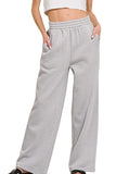 Fleece Raglan Sleeve Sweatpants 2 PC Set | Heather Grey