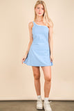 Built In Romper Activewear Dress | Sky